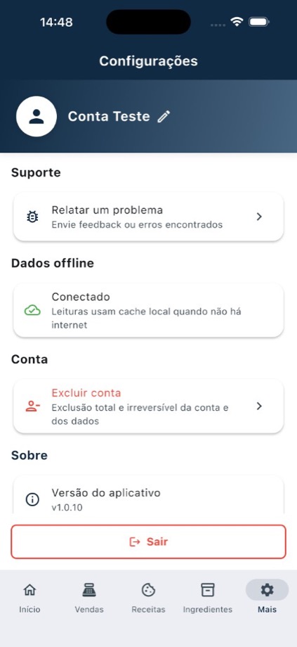Configurações do Grm Precifica