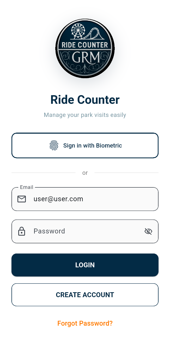 Ride Counter App